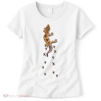 Leopard Gecko Tracks Lizard Lover Gift Meaningful Gift Women's T-Shirt thumb 0