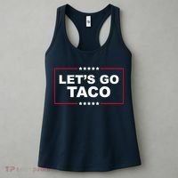 Lets Go Taco Funny Donald Trump Women's Tank Top thumb 3
