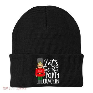 Let's Get This Party Crackin' Nutcracker Christmas Holiday Beanie