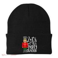 Let's Get This Party Crackin' Nutcracker Christmas Holiday Beanie thumb 0