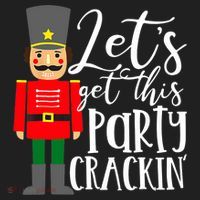 Let's Get This Party Crackin' Nutcracker Christmas Holiday Hat thumb 2
