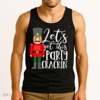 Let's Get This Party Crackin' Nutcracker Christmas Holiday Tank Top thumb 3