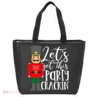 Let's Get This Party Crackin' Nutcracker Christmas Holiday Tote Bag thumb 0