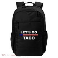 Let's Go Taco Funny Trump Always Chickens Out Backpack thumb 0