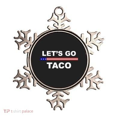 Let's Go Taco Funny Trump Always Chickens Out Ornament