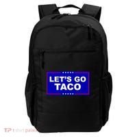 Let's Go Taco Trump Distressed Backpack thumb 0