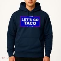 Let's Go Taco Trump Distressed Hoodie thumb 2