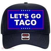 Let's Go Taco Trump Distressed Hat thumb 0