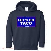 Let's Go Taco Trump Distressed Toddler Hoodie thumb 0