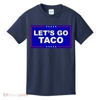 Let's Go Taco Trump Distressed Kids T-Shirt thumb 0