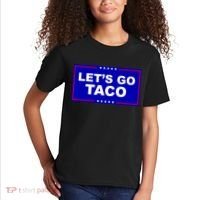 Let's Go Taco Trump Distressed Kids T-Shirt thumb 2