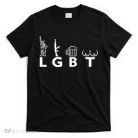 LGTB Lady Liberty Guns Beer Tits Funny T-Shirt thumb 0