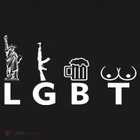 LGTB Lady Liberty Guns Beer Tits Funny Women's Hoodie thumb 2