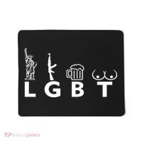 LGTB Lady Liberty Guns Beer Tits Funny Mousepad thumb 0