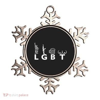LGTB Lady Liberty Guns Beer Tits Funny Ornament