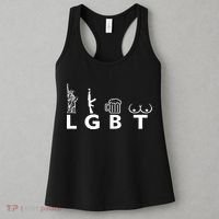 LGTB Lady Liberty Guns Beer Tits Funny Women's Tank Top thumb 3