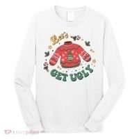 Lets Get Ugly Funny Christmas Long Sleeve Shirt thumb 0