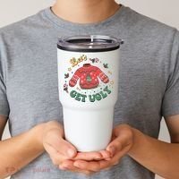 Lets Get Ugly Funny Christmas Tumbler thumb 2