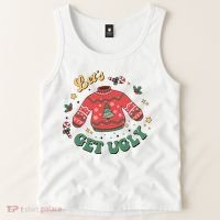 Lets Get Ugly Funny Christmas Tank Top thumb 2