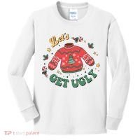 Lets Get Ugly Funny Christmas Kids Long Sleeve Shirt thumb 0