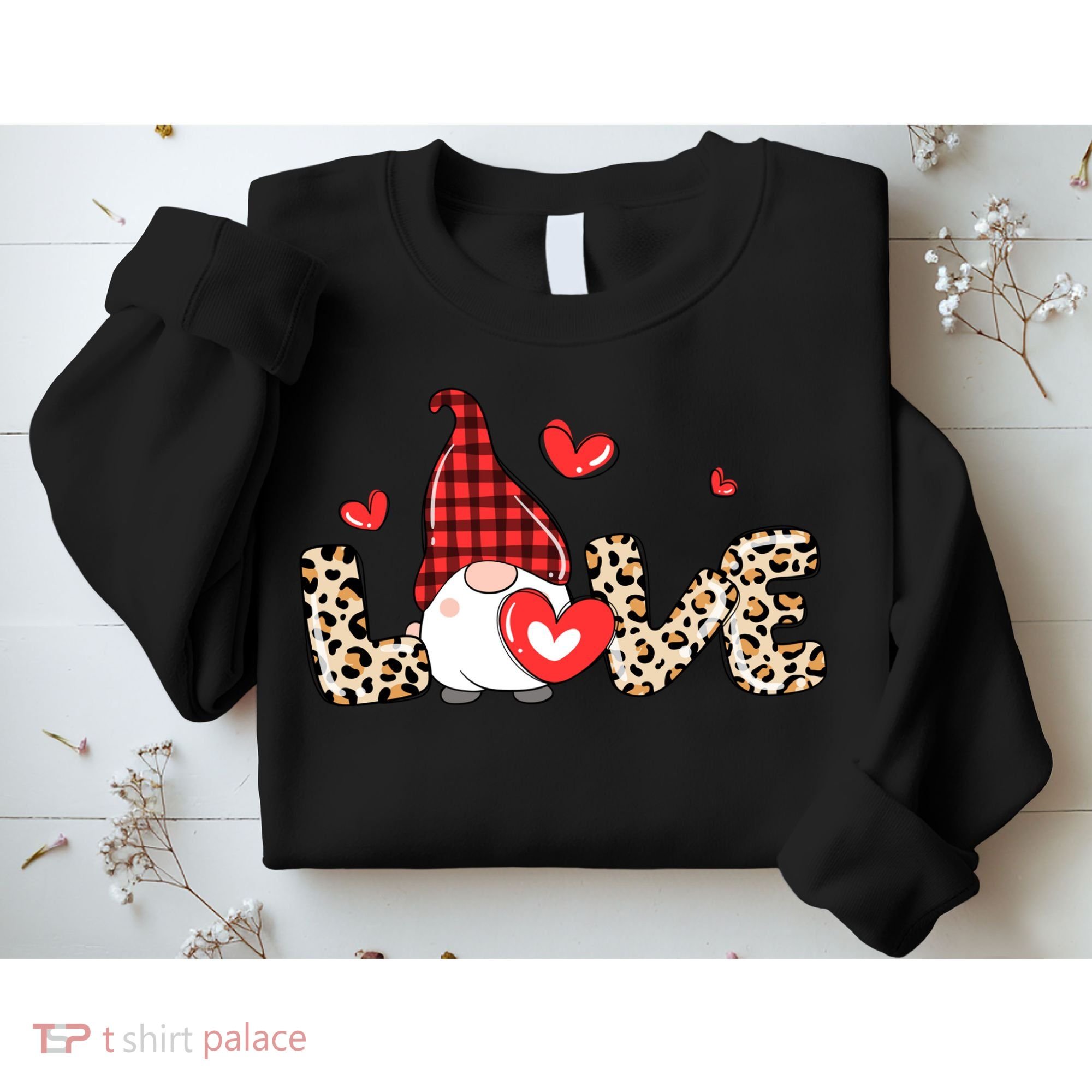 Love Gnome Valentines Day Sweatshirt