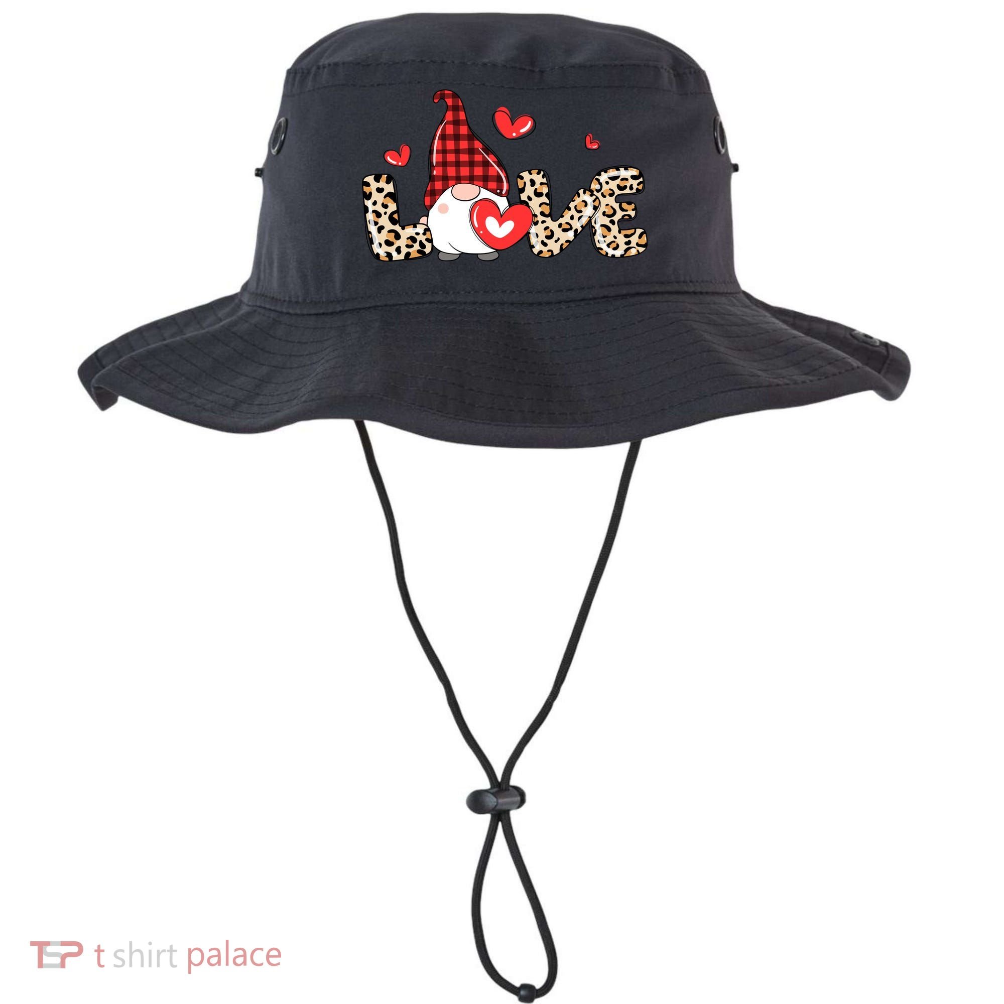 Love Gnome Valentines Day Bucket Hat
