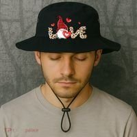 Love Gnome Valentines Day Bucket Hat thumb 2