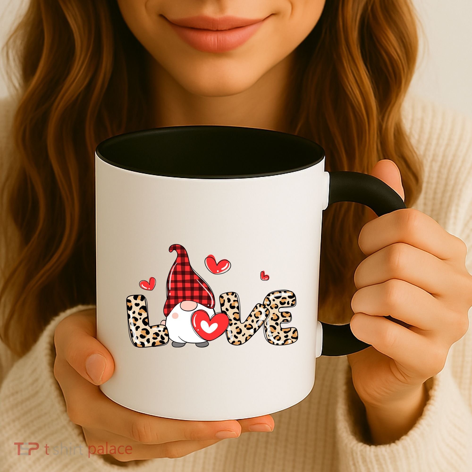 Love Gnome Valentines Day Coffee Mug