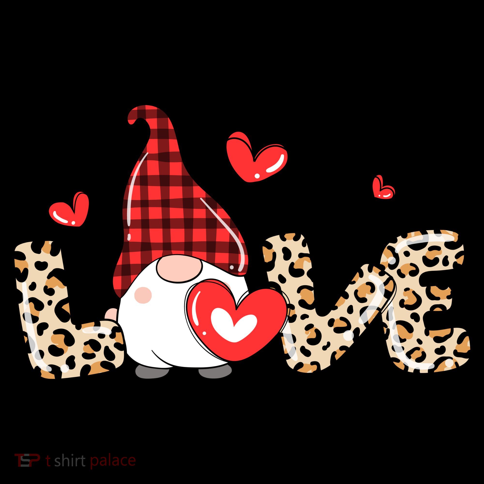 Love Gnome Valentines Day Women's Hoodie