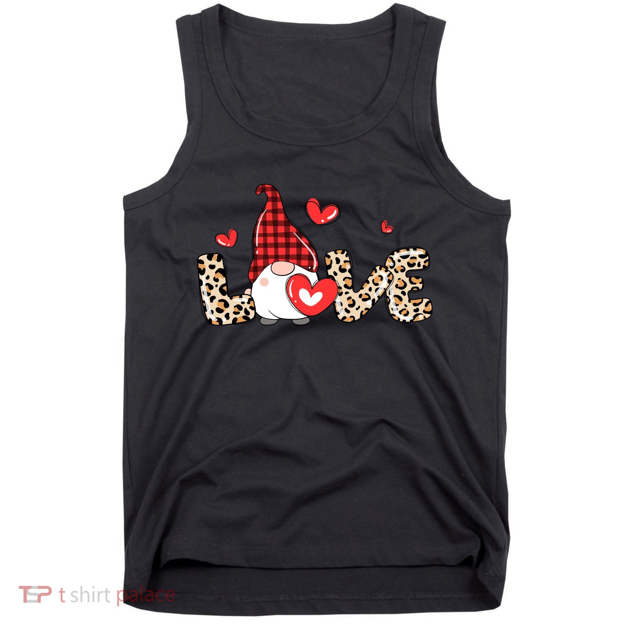 Love Gnome Valentines Day Tank Top