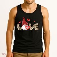 Love Gnome Valentines Day Tank Top thumb 3