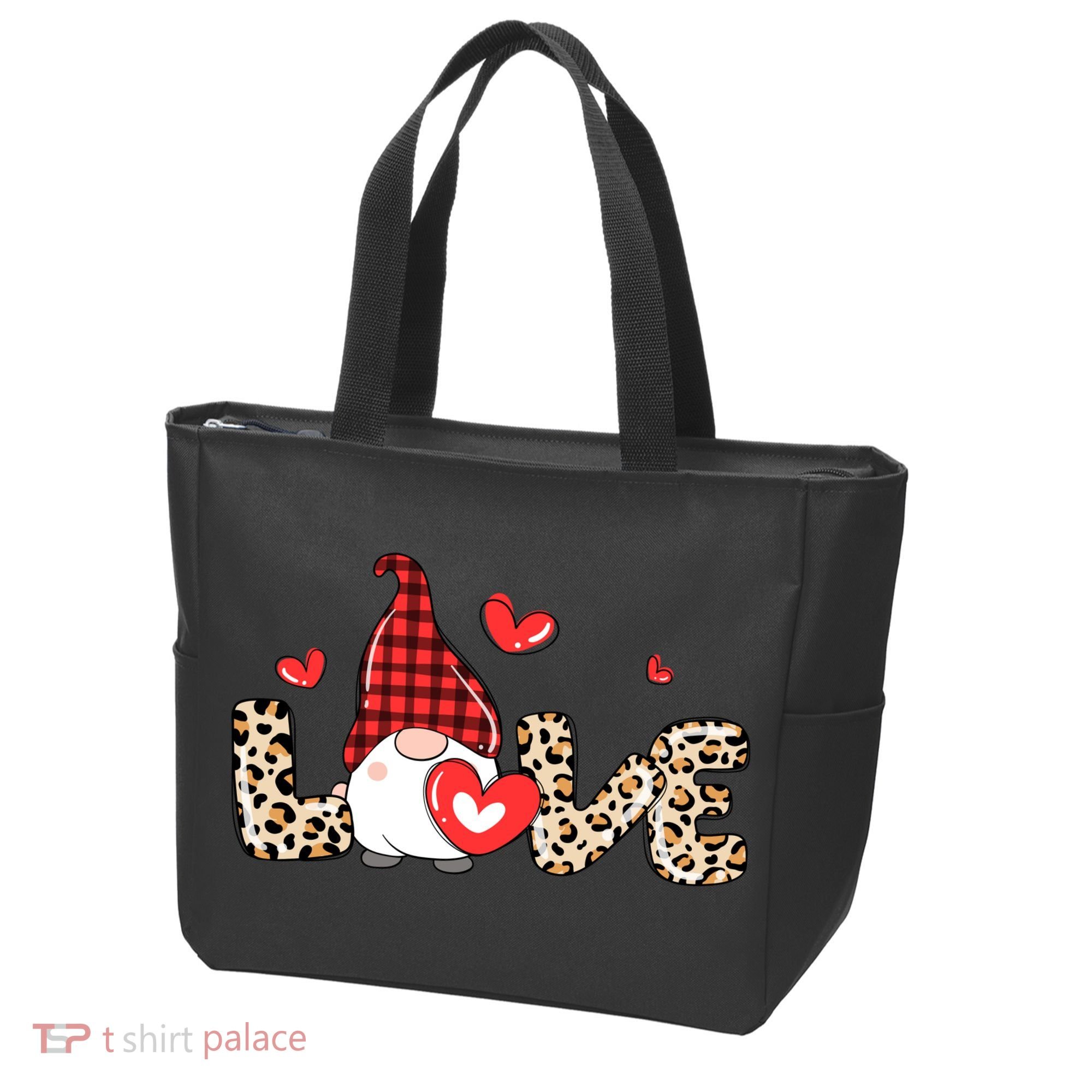 Love Gnome Valentines Day Tote Bag