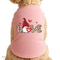 Love Gnome Valentines Day Doggie Tank thumb 0