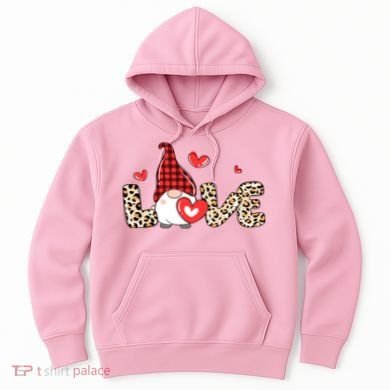 Love Gnome Valentines Day Hoodie