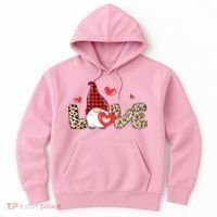 Love Gnome Valentines Day Hoodie thumb 0