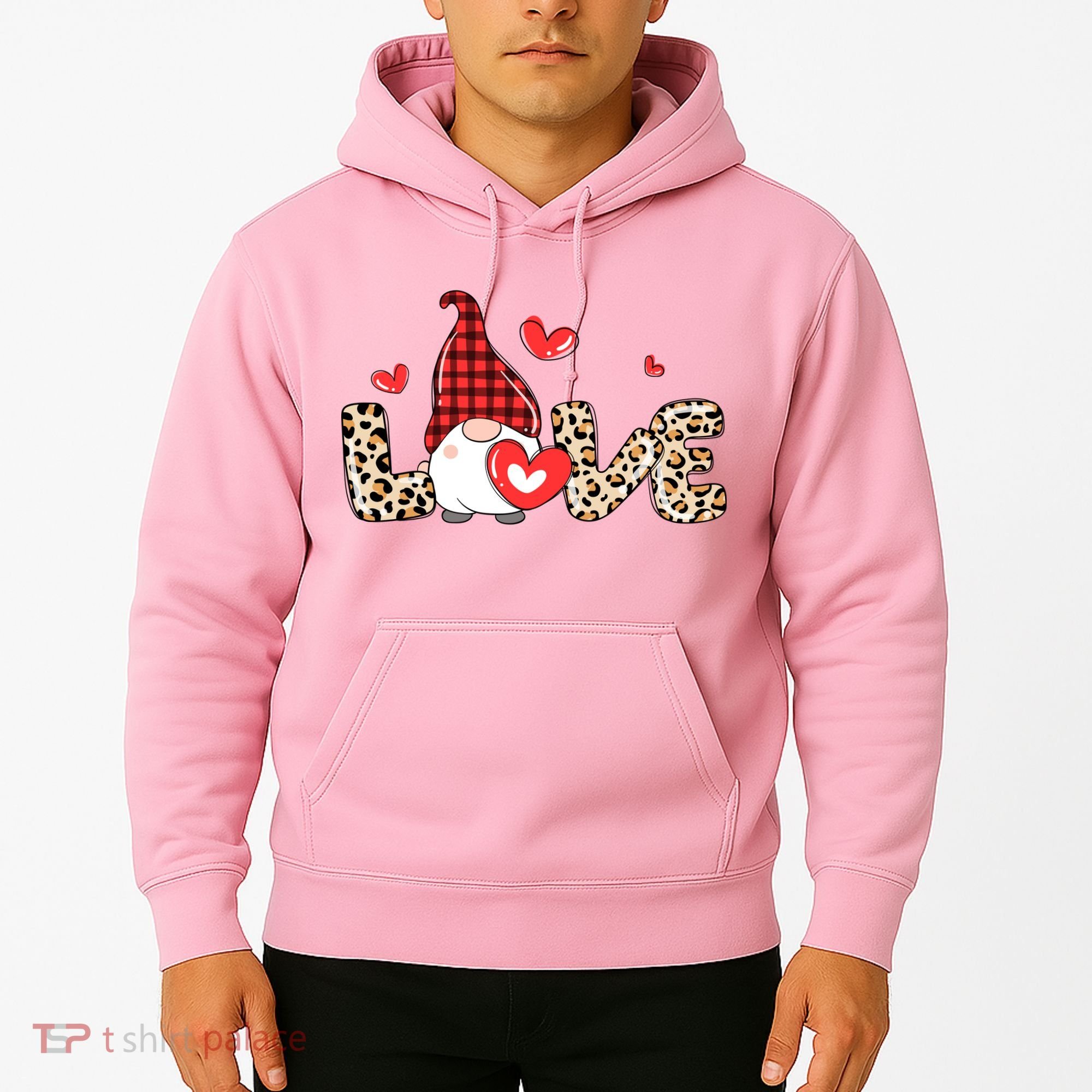 Love Gnome Valentines Day Hoodie