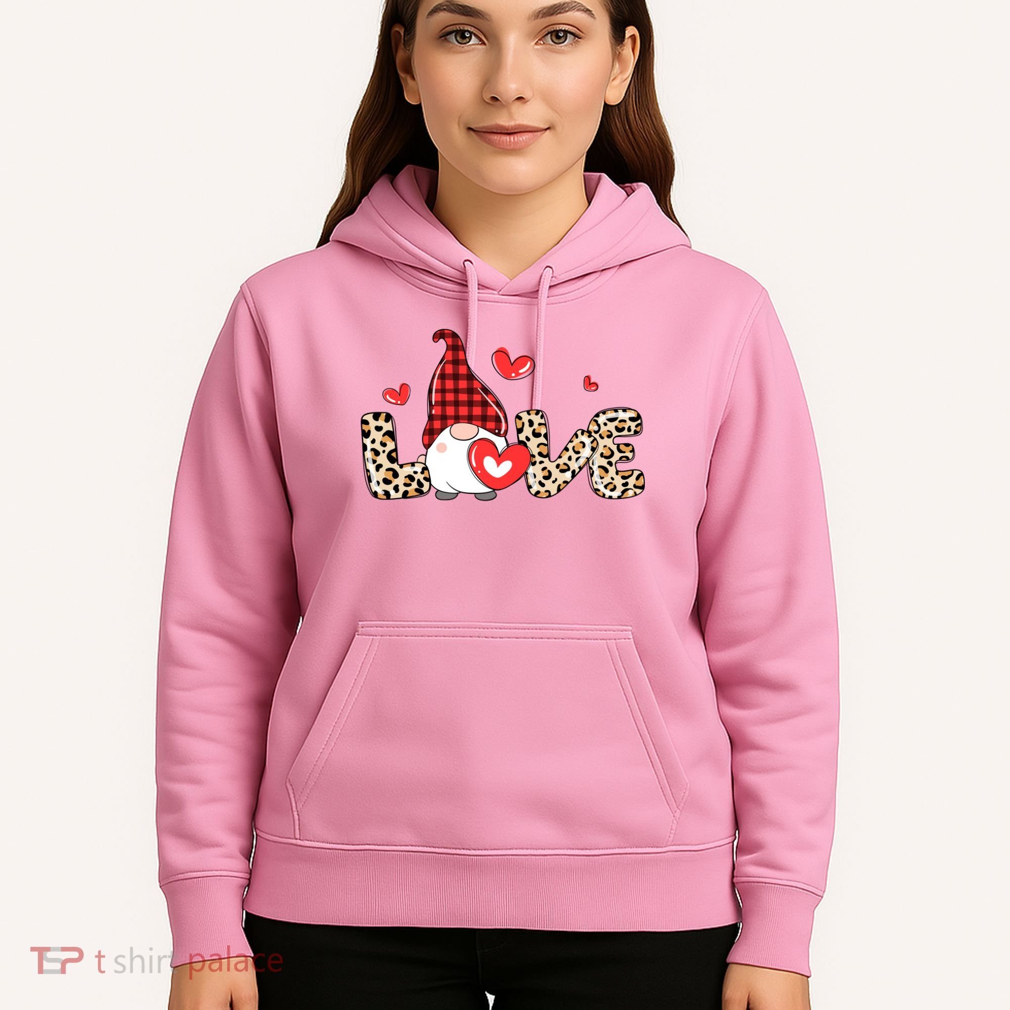 Love Gnome Valentines Day Hoodie