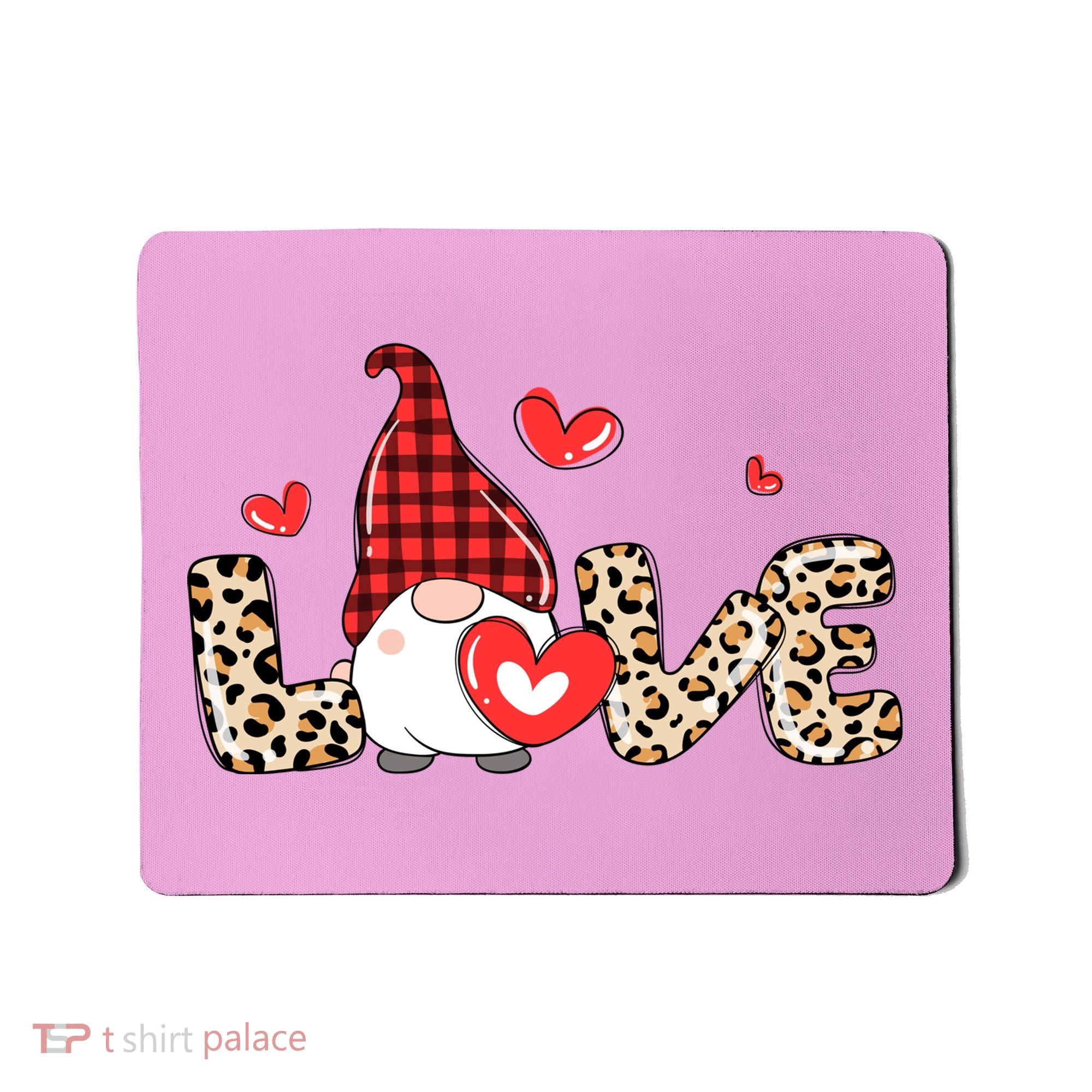 Love Gnome Valentines Day Mousepad