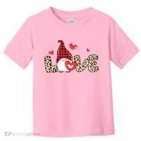 Love Gnome Valentines Day Toddler T-Shirt thumb 0