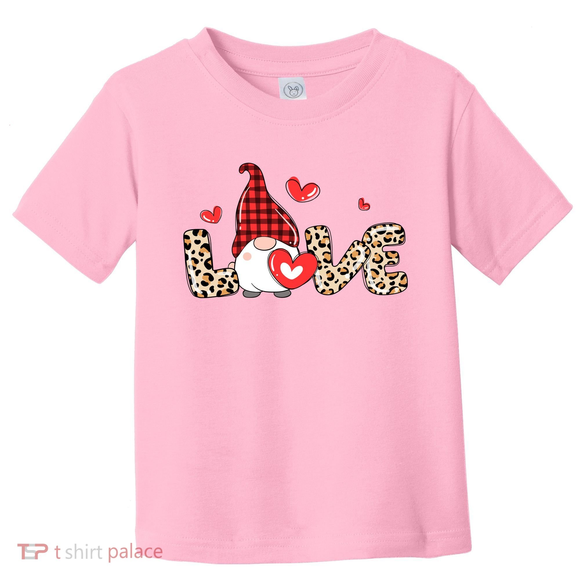 Love Gnome Valentines Day Toddler T-Shirt