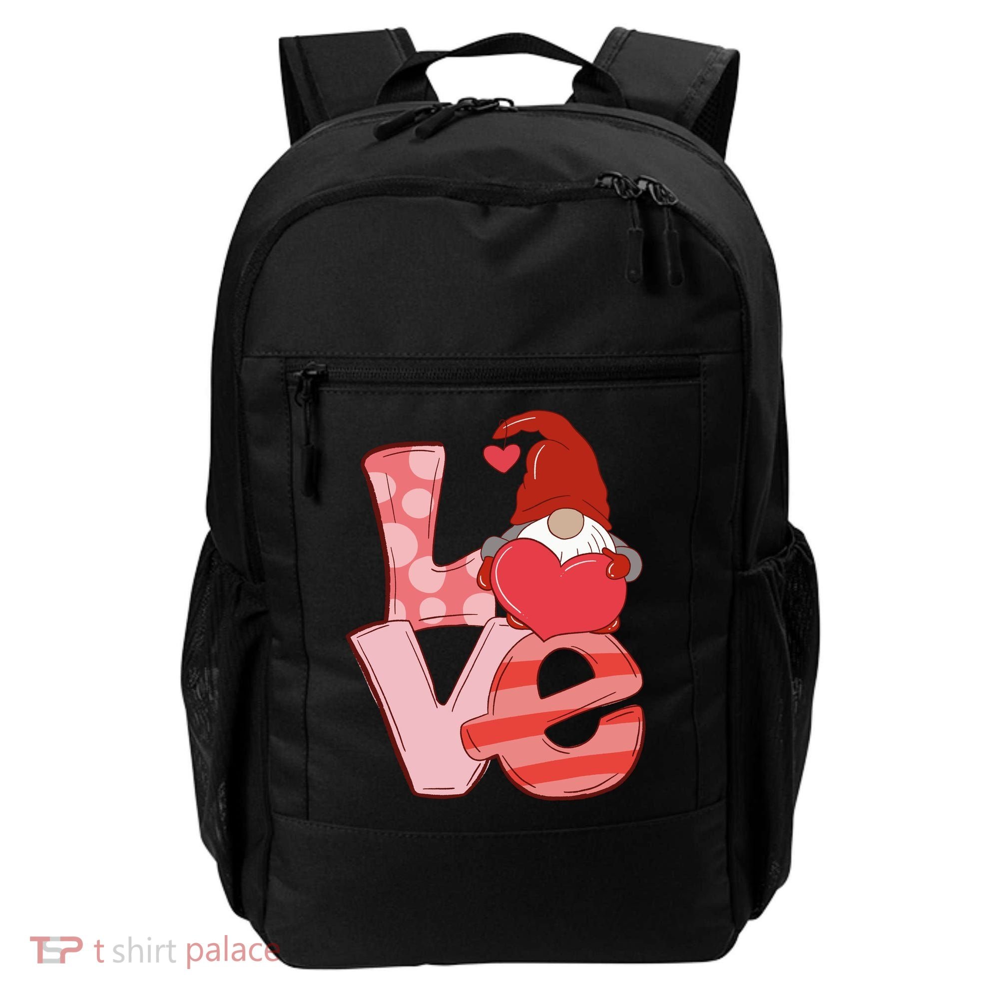 Love Gnome Valentines Day Cute Gift Backpack