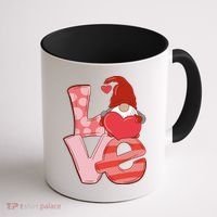 Love Gnome Valentines Day Cute Gift Coffee Mug thumb 1