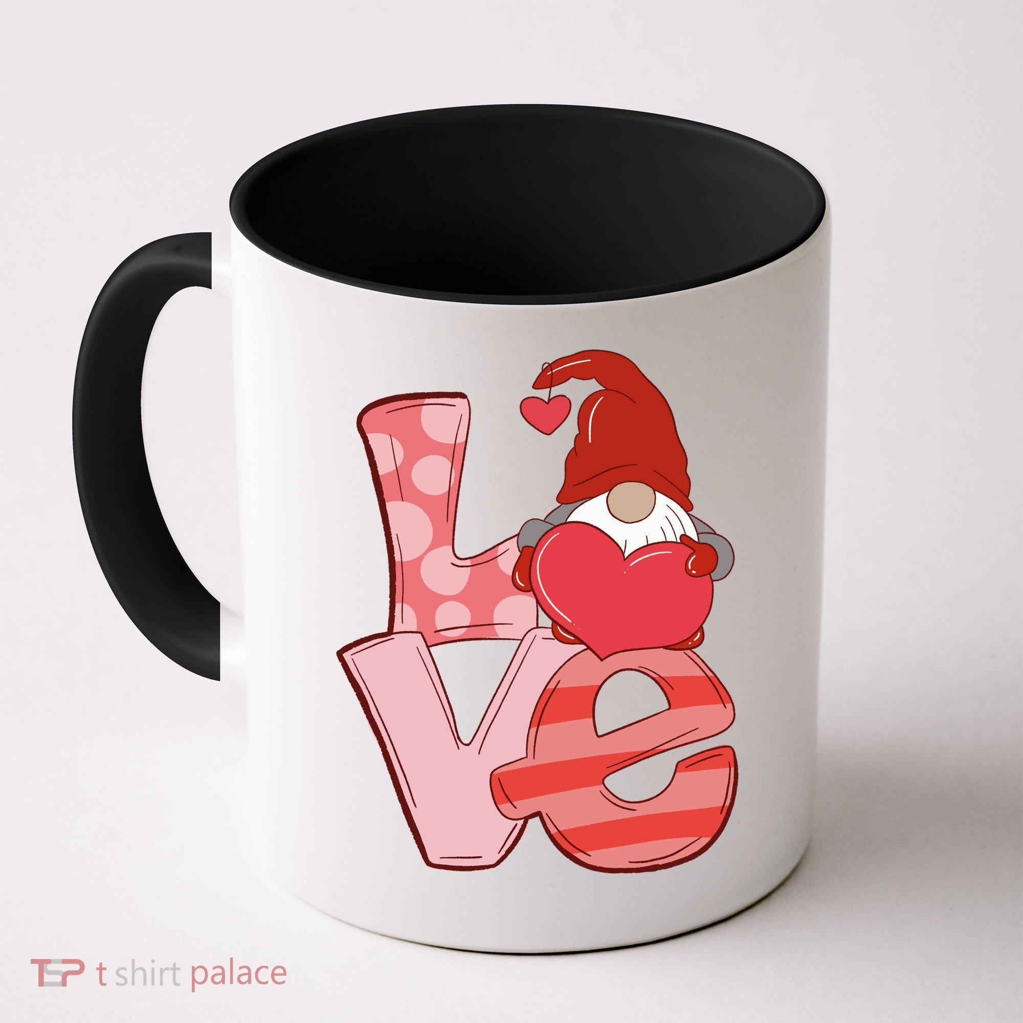 Love Gnome Valentines Day Cute Gift Coffee Mug