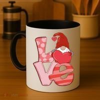 Love Gnome Valentines Day Cute Gift Coffee Mug thumb 4