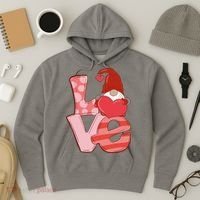 Love Gnome Valentines Day Cute Gift Hoodie thumb 3