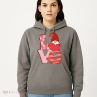 Love Gnome Valentines Day Cute Gift Hoodie thumb 5