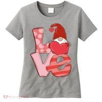 Love Gnome Valentines Day Cute Gift Women's T-Shirt thumb 0