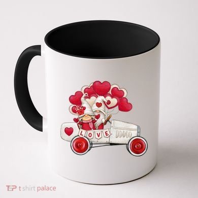 Love Gnome Valentines Day Heart Coffee Mug