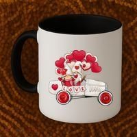 Love Gnome Valentines Day Heart Coffee Mug thumb 2