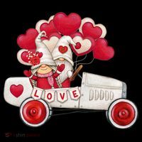 Love Gnome Valentines Day Heart Coffee Mug thumb 5